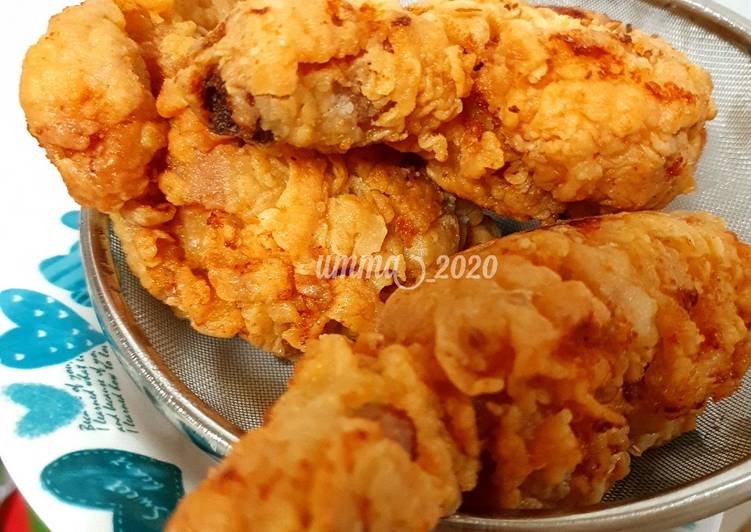 Resep Crispy Fried Chicken, Bisa Manjain Lidah