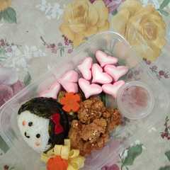 A picture of Snow white bento.