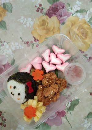 Foto resep Snow white bento