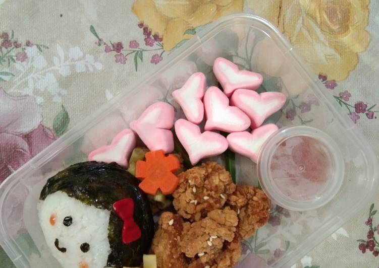 Resep Snow white bento Anti Gagal