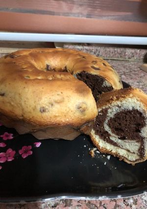 صورة لوصفة كيك محشو بالشوكولا
