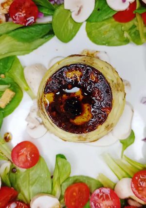 Une photo de 🍮🧀 Cheesecake salé 🧀🍮