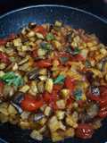414 * Eggplant a Funghetto in Air Fryer 🍆🍅🌿