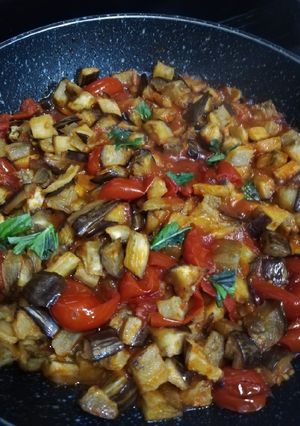 Foto di 414 * Melanzane a funghetto in airfryer 🍆🍅🌿