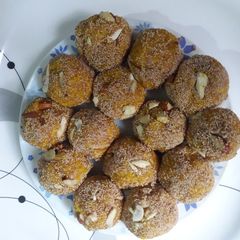 A picture of Mango laddu.