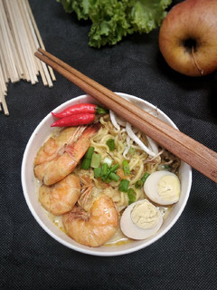 Foto resep Mie Kari Udang
