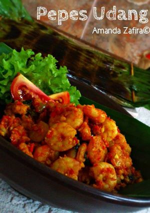 Foto resep Pepes Udang Pedas