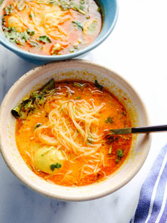 A picture of Laksa noodle soup recipe.