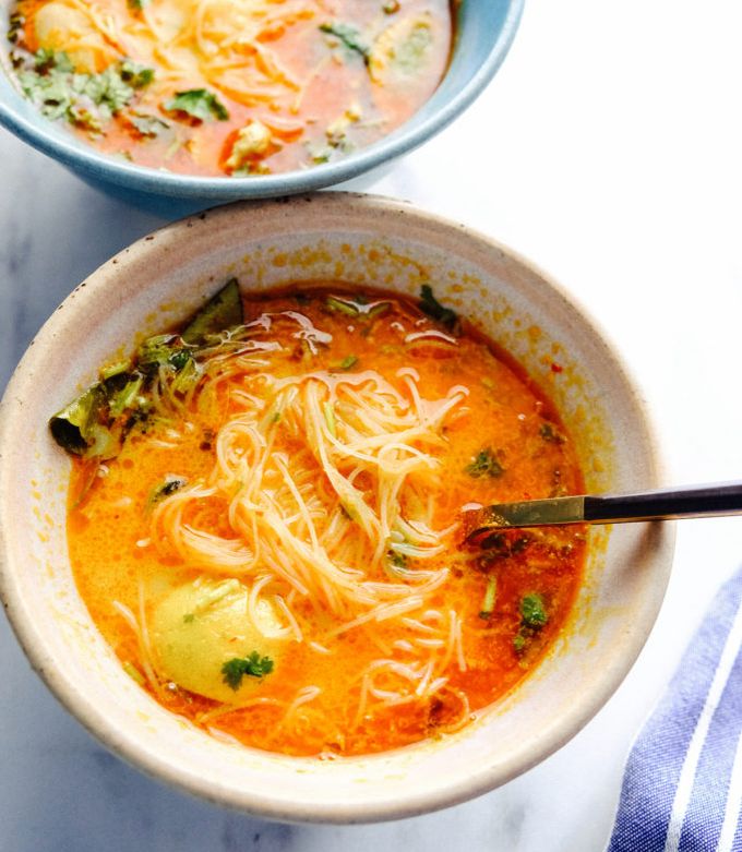 A picture of Laksa noodle soup recipe.