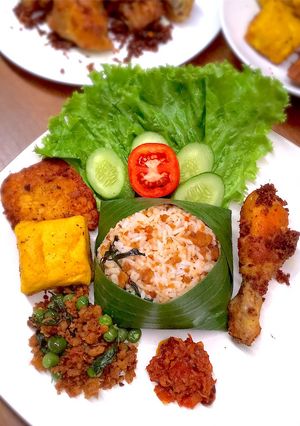 Foto resep Nasi Tutug Oncom Komplit