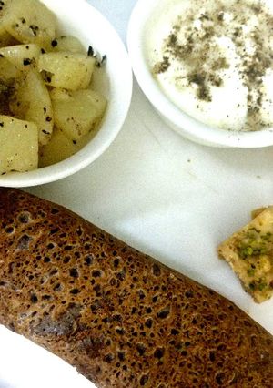 A picture of Buckwheat & Chestnut Flour Dosa.