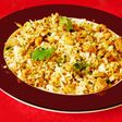Banana masala powder (Podimas in Tamil) mixed with rice