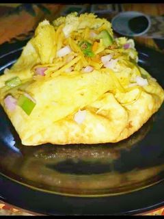 চাউমিন ওমলেট (chowmein omelette recipe in Bengali) রেসিপির প্রধান ছবি
