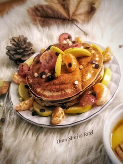 صورة لوصفة بان كيك بالموز والشوفان 🥞🍌