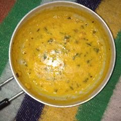A picture of Yellow dal.