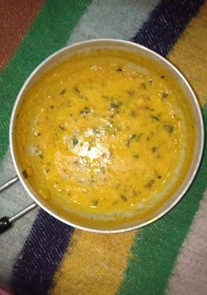 A picture of Yellow dal.