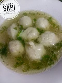 Foto resep Bakso Ayam Mix Sapi