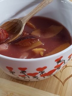 Téli vegán gyümölcsleves! recept fotója