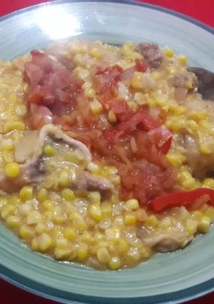 Una foto de Locro de choclo