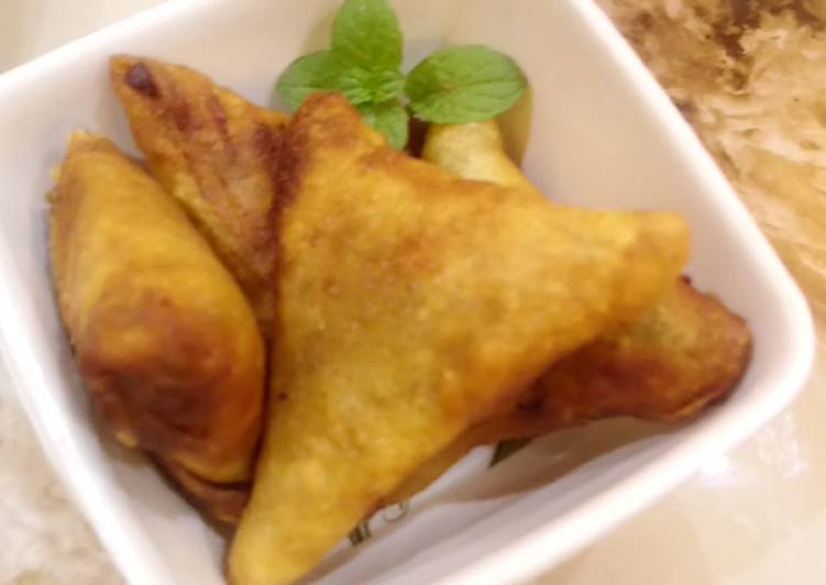 Easiest Way to Prepare Favorite How to fry crunchy samosa