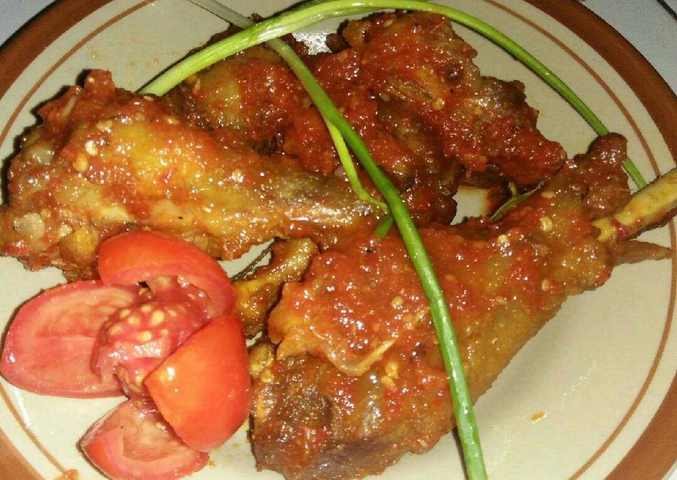 Resep Ayam kampung bumbu balado pedas yang Bikin Ngiler