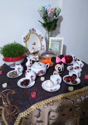 عکسی از دستور هفت سین جهت ایده