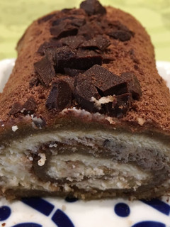 Una foto de Brazo Tiramisú, mascarpone y café (Thermomix)