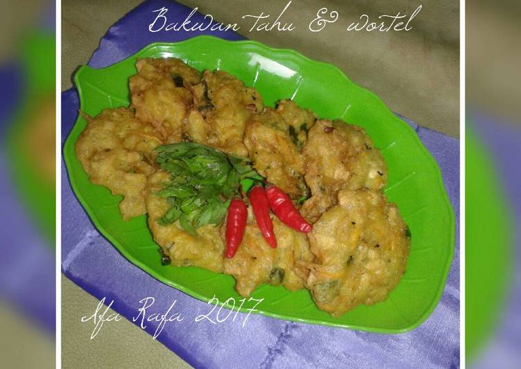 Bakwan Tahu & Wortel (Menu Anak)