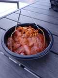 Ramen Chili Dog