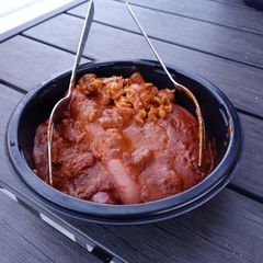 A picture of Ramen Chili Dog.
