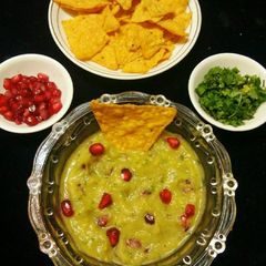A picture of Pumpkin pomegranate dip.