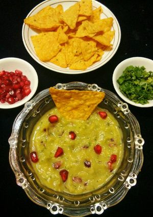 A picture of Pumpkin pomegranate dip.