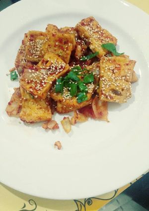 Foto resep Dubu Jjorim (Tahu goreng pedas)