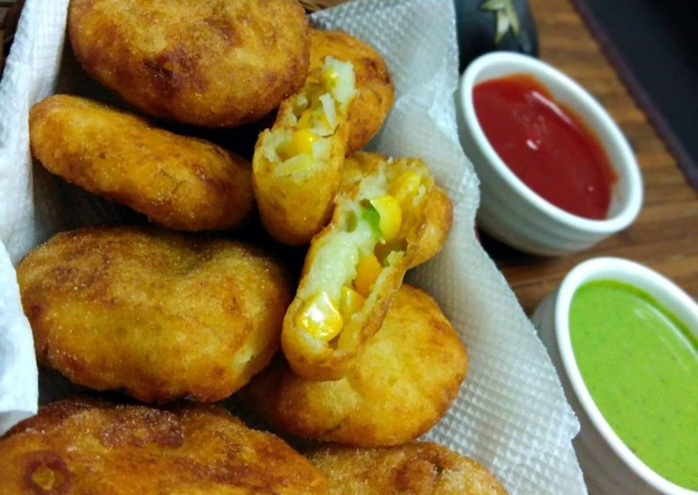 Corn curd cutlet