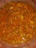 Guiso de Lentejas en Salsa de Tomates
