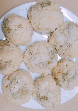 Hình của món Xôi bánh khúc.