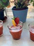 Aperitivo fragole e kiwi