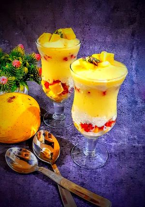 A picture of Mango falooda.