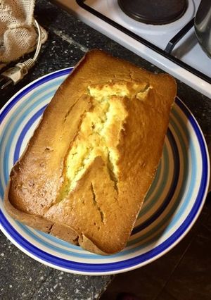 Una foto de Budín de limón y vainilla💛