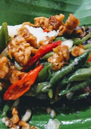 Foto resep Oseng kacang tempe ala warteg