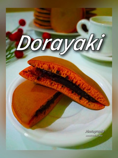 Foto resep Japanese Dorayaki Tintin rayner (Pink Rose)