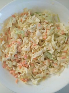Una foto de Ensalada de col