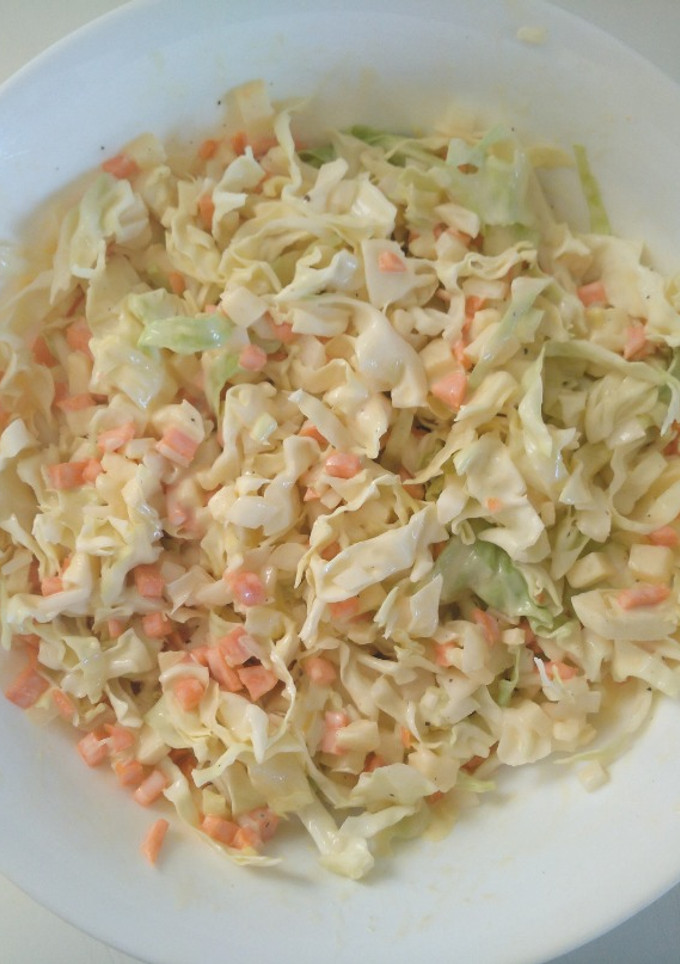 Una foto de Ensalada de col