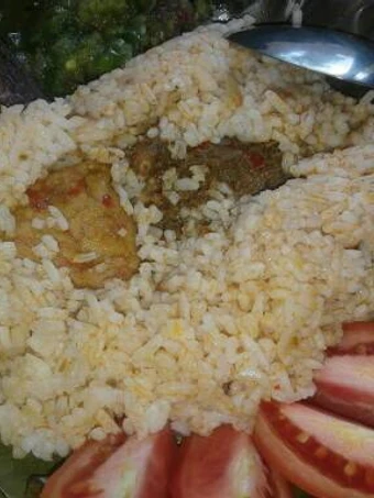 Langkah Mudah untuk Menyiapkan Resep Nasi bakar rendang yang Lezat Anti Ribet, Uenak Banget