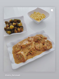 Une photo de Filet mignon de porc à la moutarde/cancoillotte