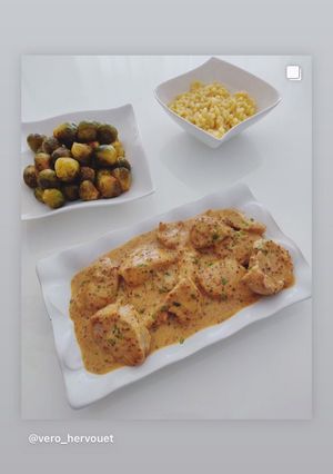 Une photo de Filet mignon de porc à la moutarde/cancoillotte