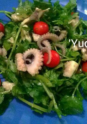 Foto resep Salad Gurita dan Selada Air