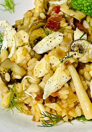 รูปของ Risotto เห็ดและปู