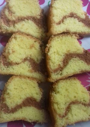 Foto resep Kek marble simple