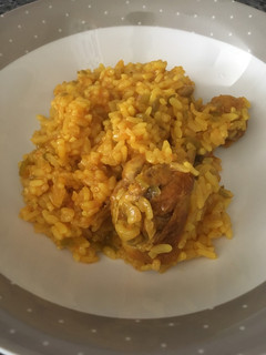 Una foto de Arroz con pollo